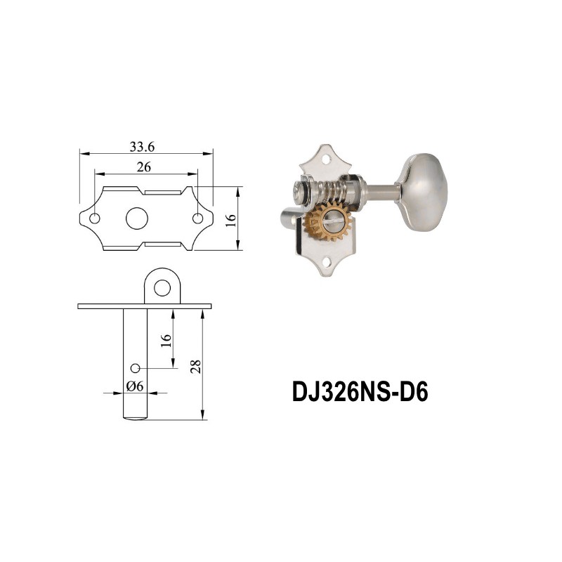Meccanica DJ326NS-D6
