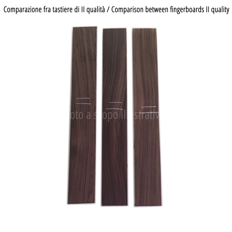 Comparison between Indian Rosewood fingerboards, II quality
